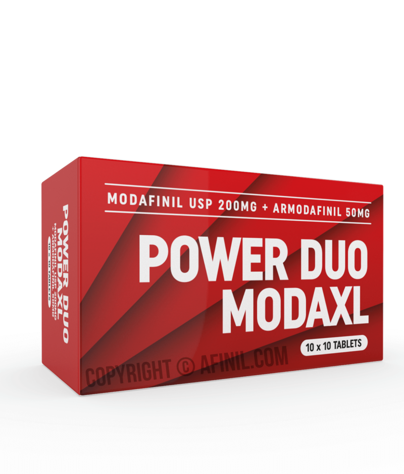 Power Duo ModaXL Modafinil 200mg + Armodafinil 50mg One Tablet Fast Shipping
